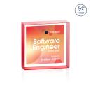 Upton Square Full Color Dillon Sided Red Square / Cube Crystal Trophy
