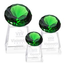 Fortino Emerald Crystal Trophy - Crystal Trophies
