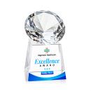 Fortino Full Color Diamond Crystal Trophy