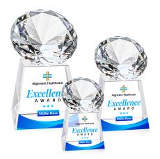 Fortino Full Color Diamond Crystal Trophy - Crystal Trophies