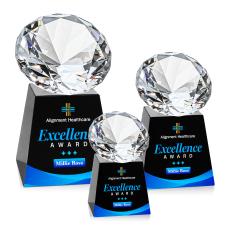 Fortino Full Color Black/Diamond Crystal Trophy - Crystal Trophies