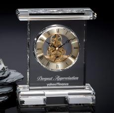 Grover Clock - Gold - Crystal Trophies