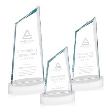 Willard on Alberton Base Fagan Peaks Crystal Trophy - Custom Trophies