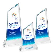 Willard Full Color on Helton Base Clear Peaks Crystal Trophy - Custom Trophies