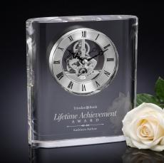McCarthy Clock - Silver - Crystal Clocks