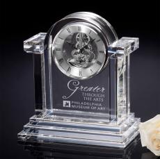 Lucas Clock - Silver - Crystal Clocks