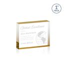 Sylvester Gold (Horiz) Rectangle Acrylic Trophy