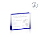Sylvester Blue (Horiz) Rectangle Acrylic Trophy