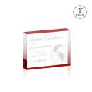 Sylvester Red (Horiz) Rectangle Acrylic Trophy