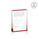 Sylvester Red (Vert) Rectangle Acrylic Trophy