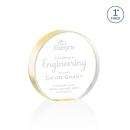 Smart Gold Circle Acrylic Trophy