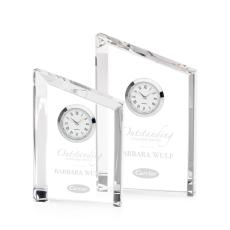 Woodson Clock - Crystal Trophies