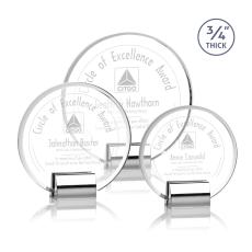Gaston Circle Crystal Trophy - Crystal Trophies