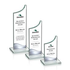 Henson Full Color Clear Peaks Crystal Trophy - Custom Trophies