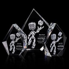 Duran 3D Polygon Crystal Trophy - 3D Crystal Trophies