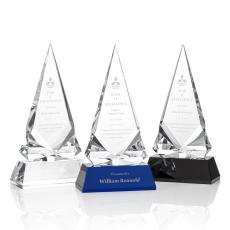McDwell Pyramid Crystal Trophy - Crystal Trophies