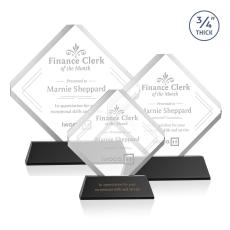 Jacobsen on Helton Black Crystal Trophy - Crystal Trophies