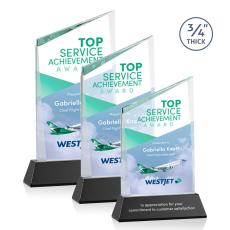 Brito Full Color on Helton Black Peaks Crystal Trophy - Crystal Trophies