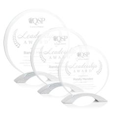 Hutchinson Circle Crystal Trophy - Crystal Trophies