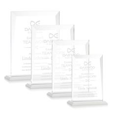Prieto Fagan Rectangle Crystal Trophy - Crystal Trophies