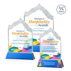 McGinnis Full Color on Helton Blue Peaks Crystal Trophy - Crystal Trophies