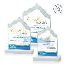 McGinnis Full Color Fagan Peaks Crystal Trophy - Crystal Trophies