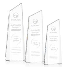 Bishop Tower Peaks Crystal Trophy - Crystal Trophies