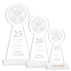 Laidlaw Tower Fagan Towers Crystal Trophy - Crystal Trophies