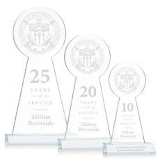 Laidlaw Tower Clear Towers Crystal Trophy - Crystal Trophies