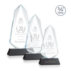 McMullen on Helton Black Unique Crystal Trophy - Crystal Trophies