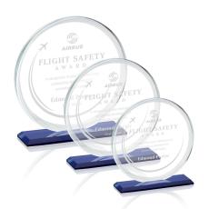 Varner Circle Crystal Trophy - Crystal Trophies