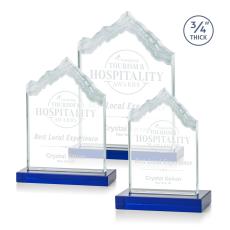 McGinnis Blue Peaks Crystal Trophy - Crystal Trophies