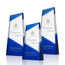 Gutierrez Blue Towers Crystal Trophy - Crystal Trophies