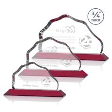 Hagen Red Crystal Trophy - Crystal Trophies