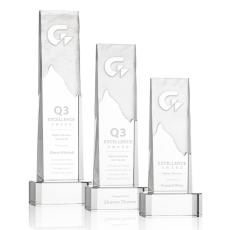 Siegel on Base Clear Towers Crystal Trophy - Crystal Trophies