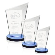 Neumann Blue Peaks Crystal Trophy - Crystal Trophies
