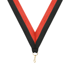 Employee Gifts - Black & Orange Ribbon with Snap Clip