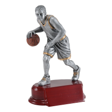 Basketball Male Resin Figure Trophy - Trophies