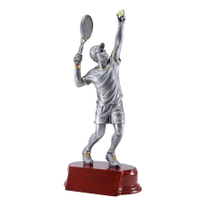 Tennis Male Resin Figure Trophy - Trophies
