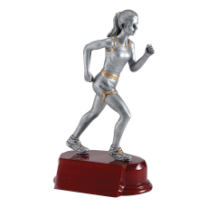 Track Female Resin Figure Trophy - Trophies