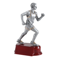 Track Male Resin Figure Trophy - Trophies