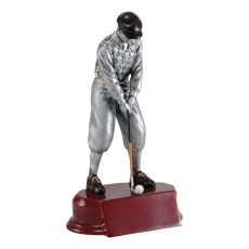 Vintage Golf Male Resin Figure Trophy - Trophies