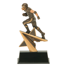 Football Star Resin Trophy - Trophies