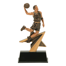 Basketball Male Star Resin Trophy - Trophies