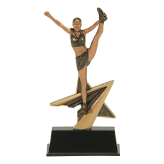 Cheer Star Resin Trophy - Trophies