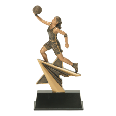 Basketball Female Star Resin Trophy - Trophies