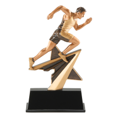 Track Male Star Resin Trophy - Trophies
