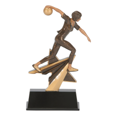 Bowling Female Star Resin Trophy - Trophies