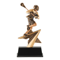 Lacrosse Star Resin Trophy - Trophies