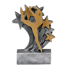 Silver Dance Star Resin Trophy - Trophies